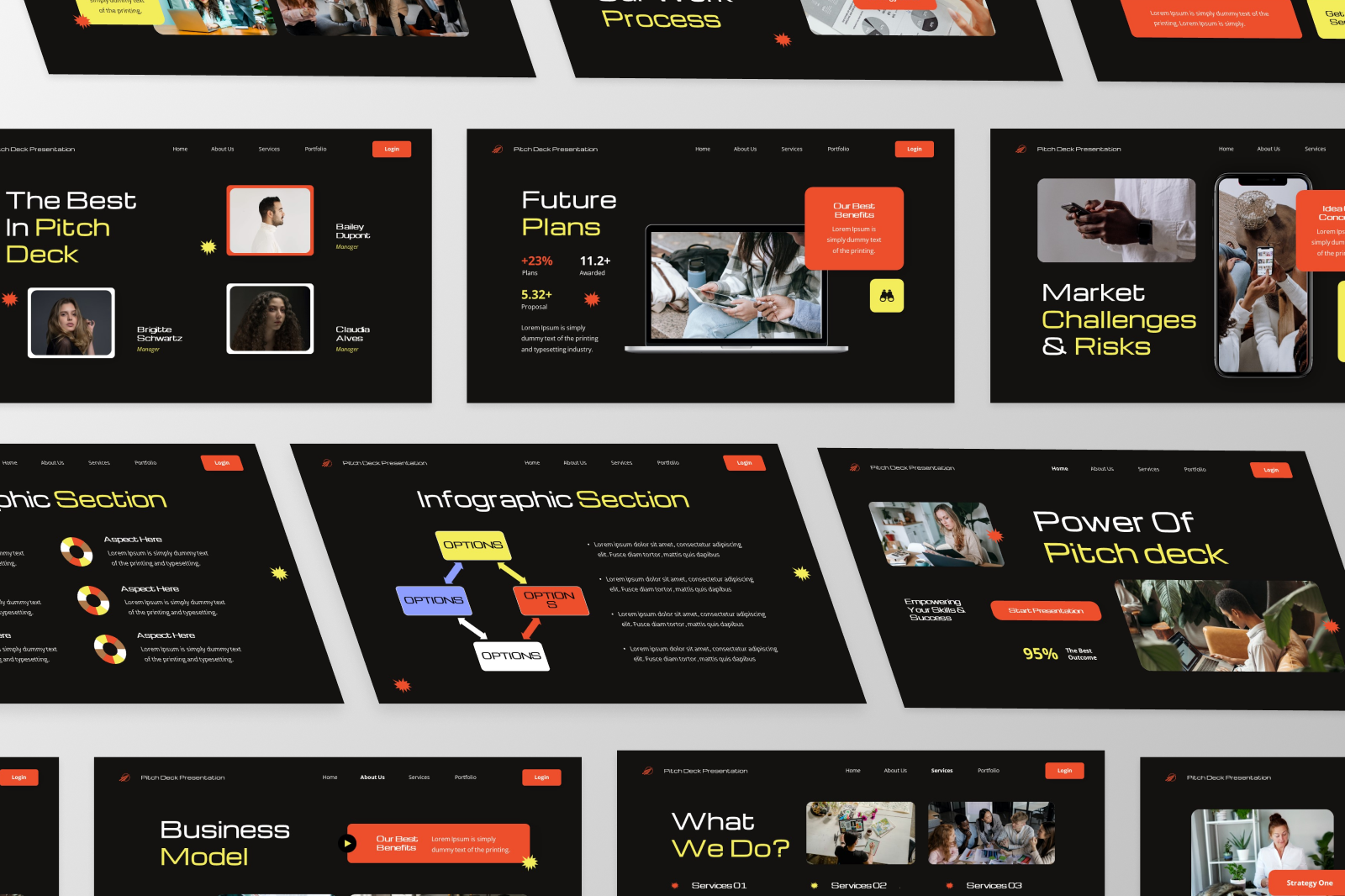 Power Of Pitchdeck - Pitchdeck Keynote Template, Presentation Templates