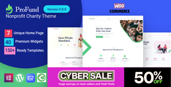 Nonprofit ProFund - Charity WordPress Theme