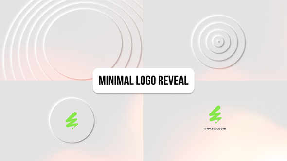 Minimal Logo reveal Logo Stings template preview