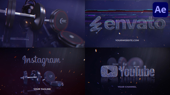 Gym Logo 3 in 1 for After Effects Openers template preview