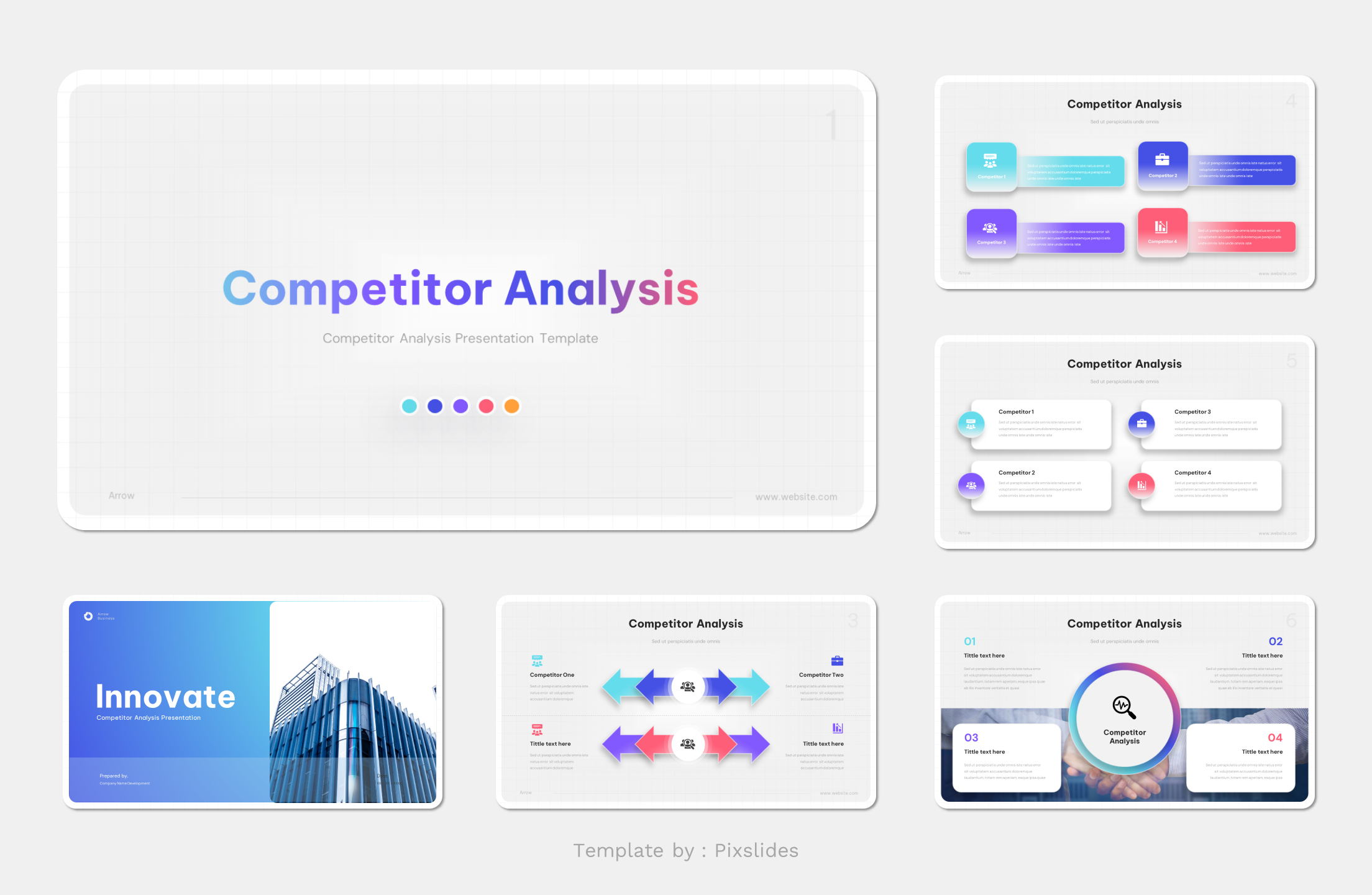 Innovate - Competitor Analysis Keynote Presentation Template ...