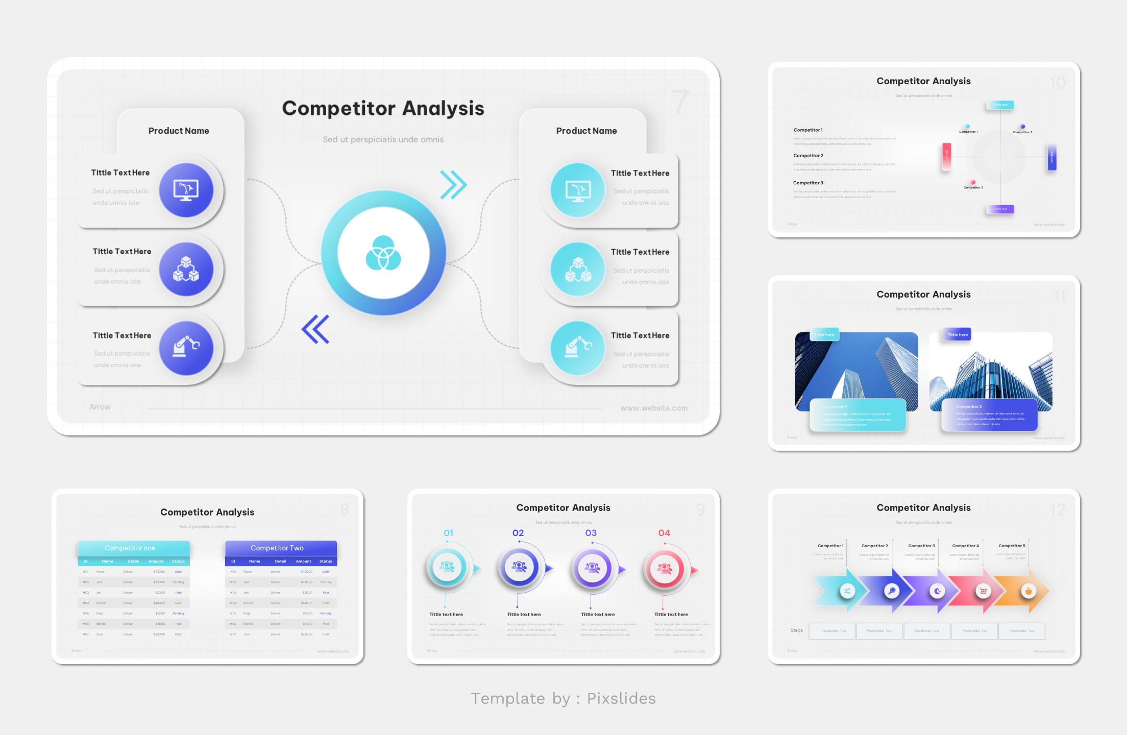 Innovate - Competitor Analysis Keynote Presentation Template ...