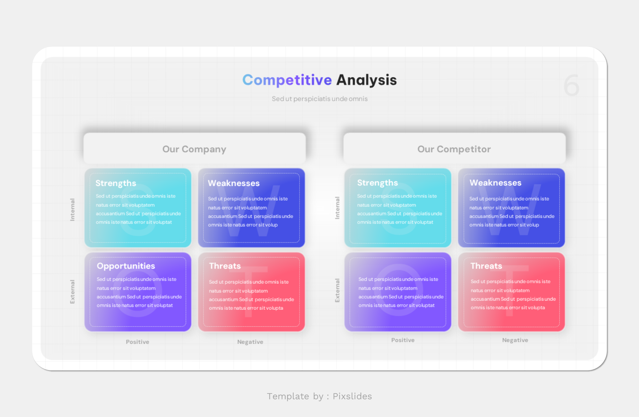 Competitive Analysis Keynote Presentation Templates, Presentation Templates