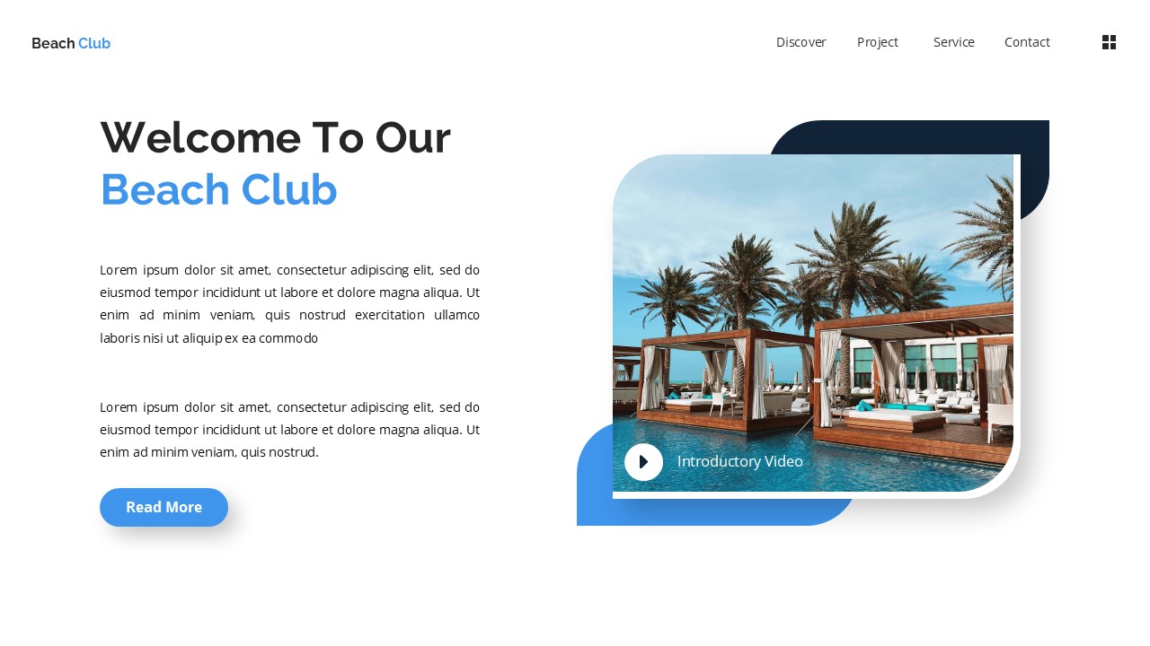 Beach Club - Beach Club Keynote Templates, Presentation Templates ...