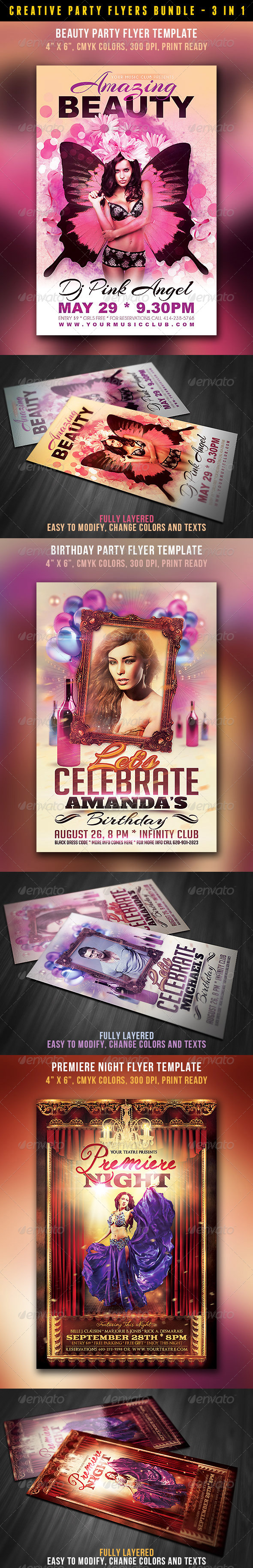 Creative Style Flyers Bundle - Events Flyers