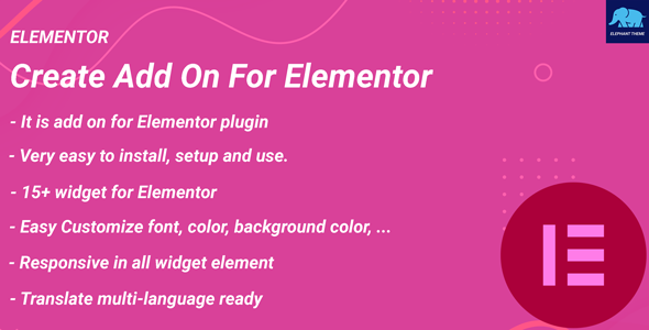 Create Add On For Elementor