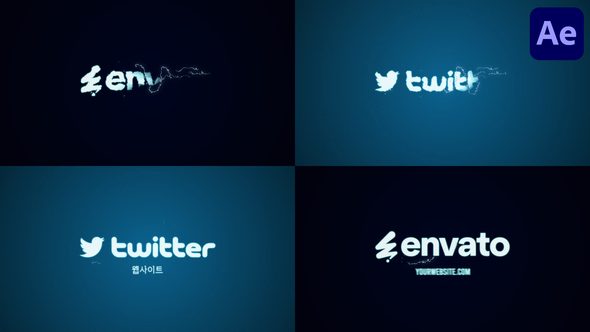 Clean Electric Logo for After Effects Logo Stings template preview