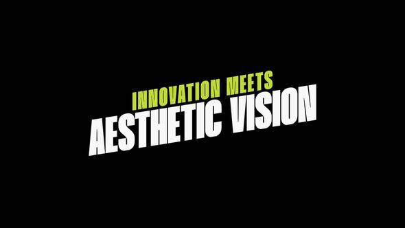 Clean Text Animation Titles template preview