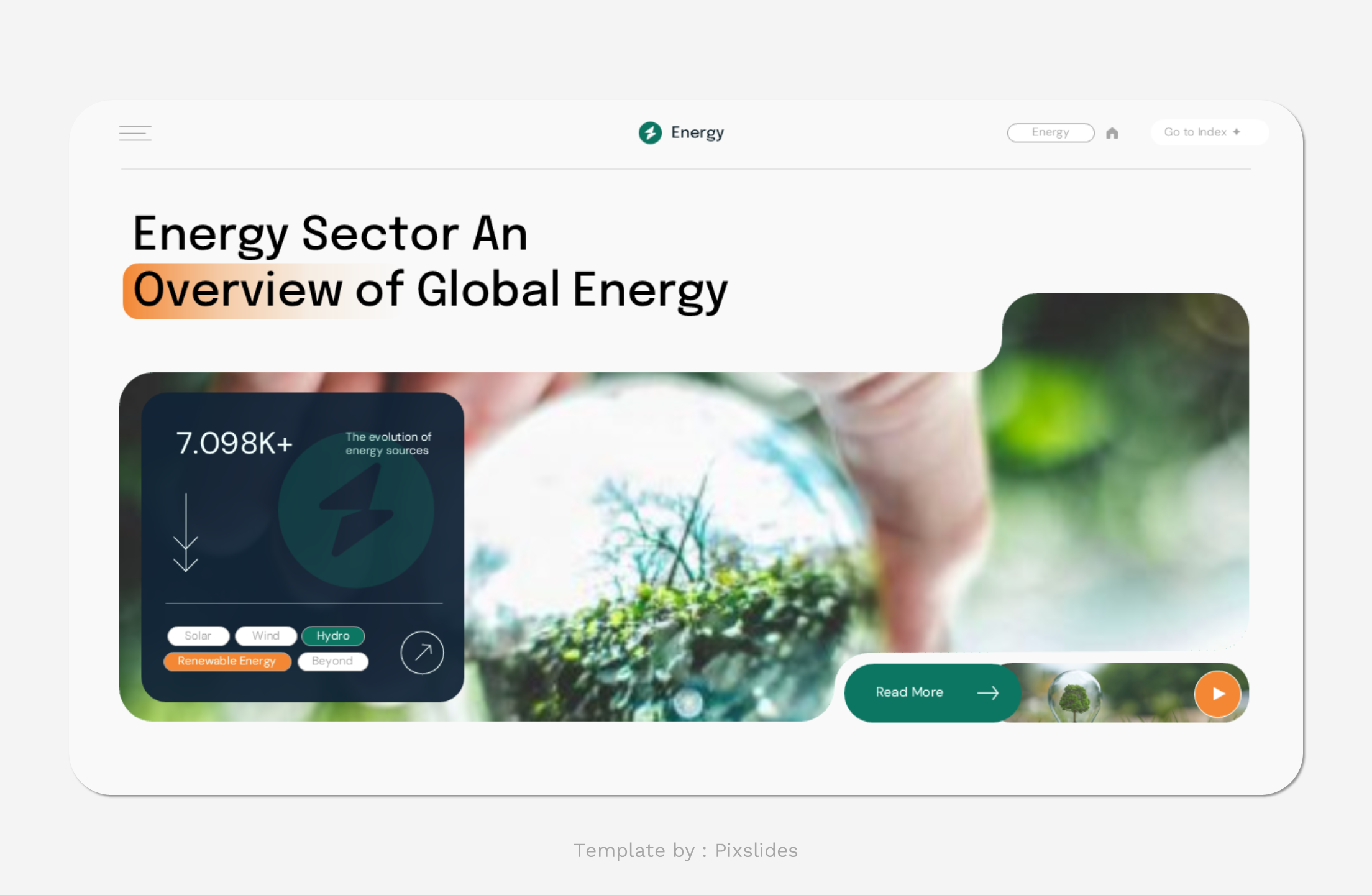Energy Solution PowerPoint Presentation Template, Presentation Templates