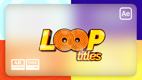 Loop Titles Animation Titles template preview