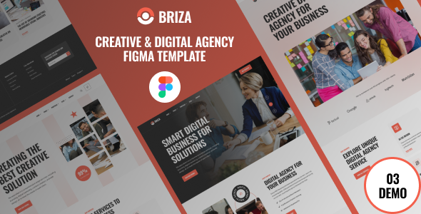 Briza - Creative & Digital Agency Figma Template