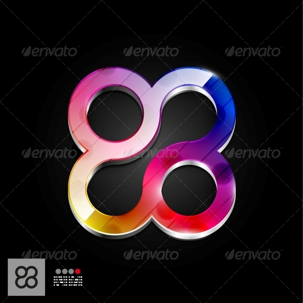 Abstract Geometrical Icon Design - Web Elements Vectors