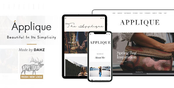 Fashion Blog Theme - Applique