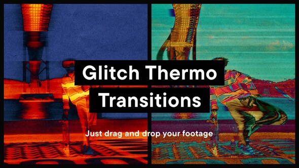 Glitch Thermo Transitions Elements template preview