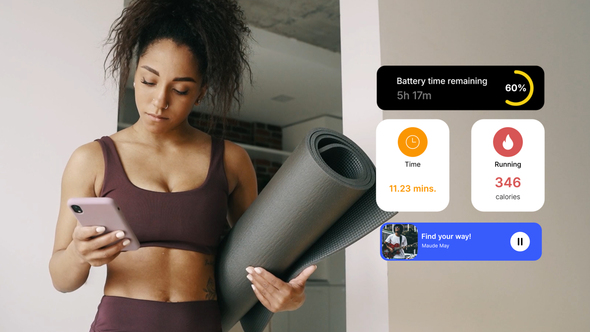 Sport Text Widgets Titles template preview