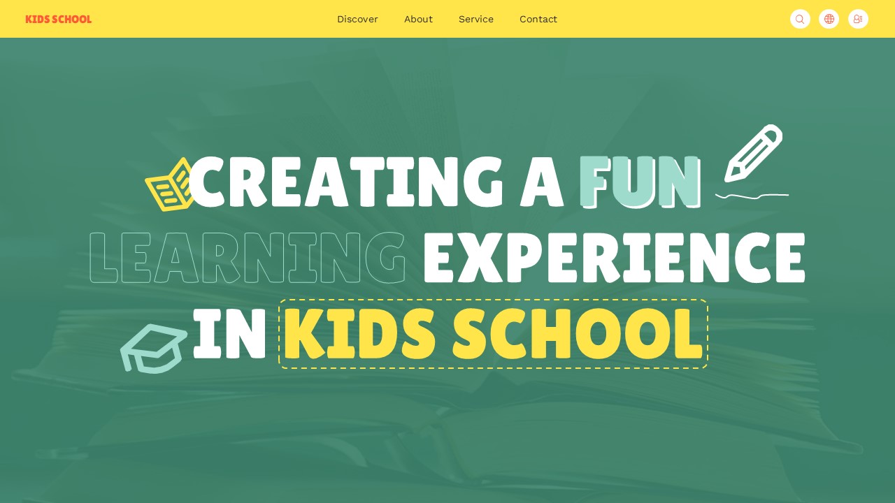 Kids School - Education Powerpoint Templates, Presentation Templates