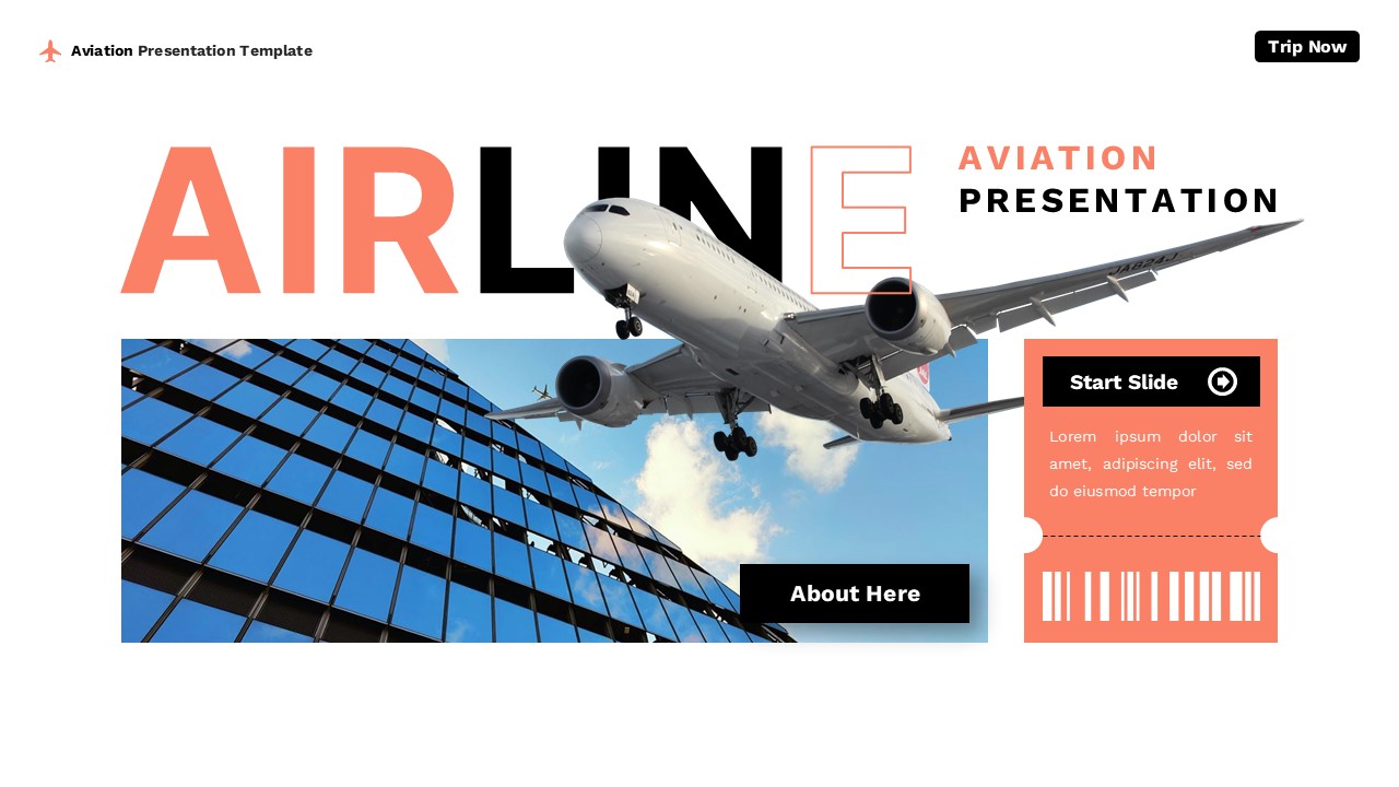 Airline - Aviation Google Slide Templates, Presentation Templates ...