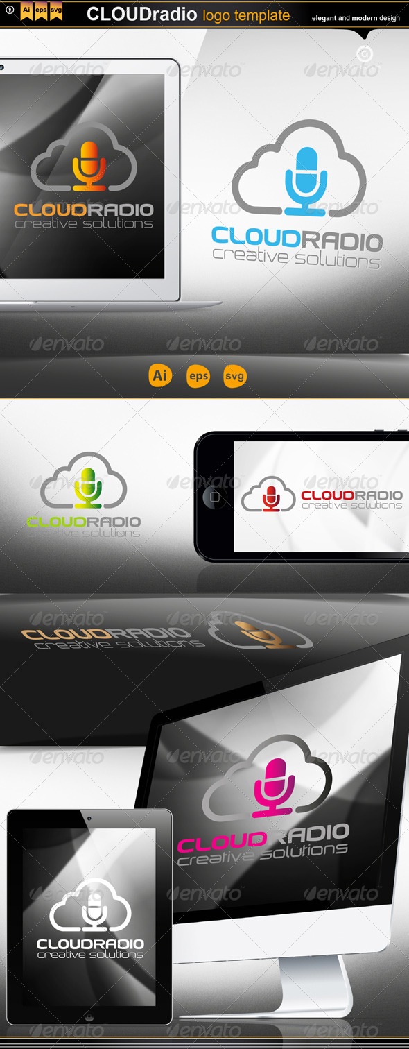 Cloud Radio - Logo Templates