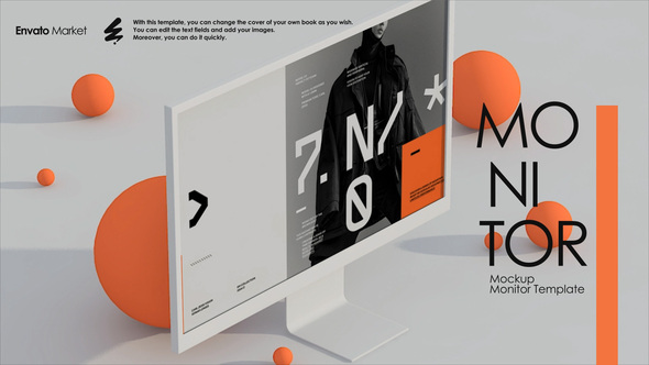 Monitor Mockup Product Promo template preview