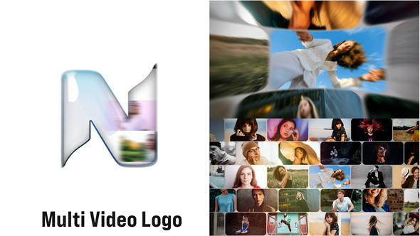 Multi Video Logo Logo Stings template preview