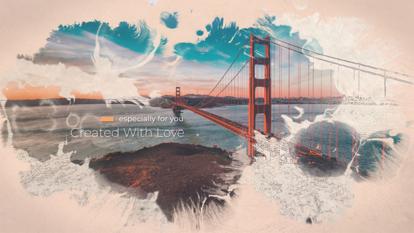 Ink Slideshow Video Displays template preview