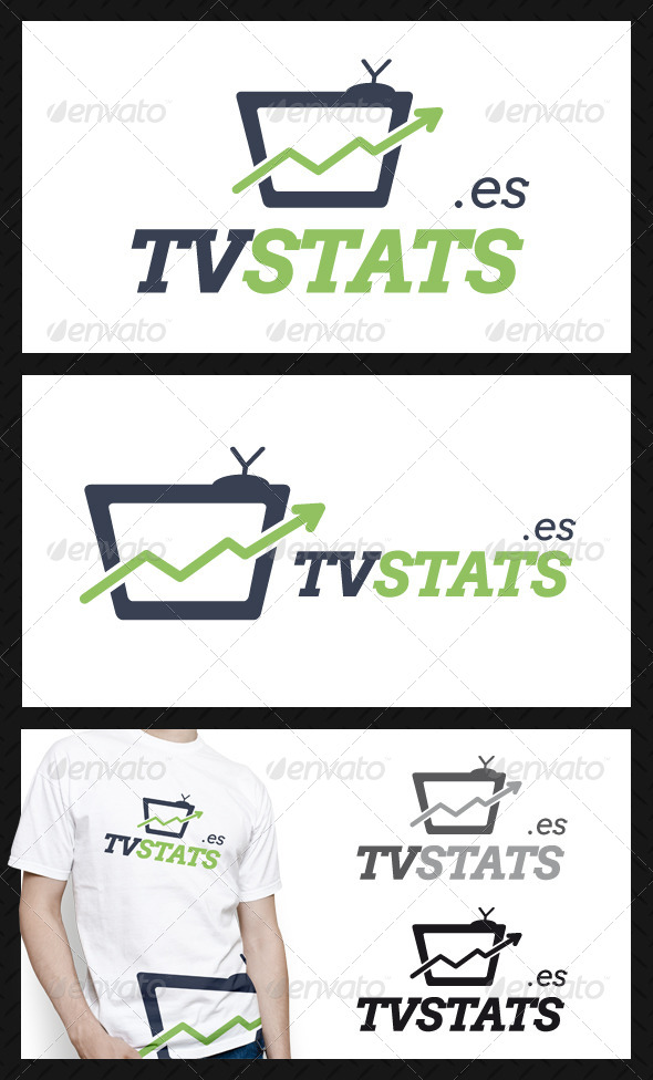 Tv Stats Logo Template - Objects Logo Templates