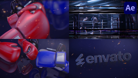 Fight Logo for After Effects Openers template preview