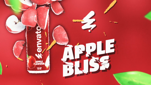 Apple Bliss Can Mockup Product Promo template preview