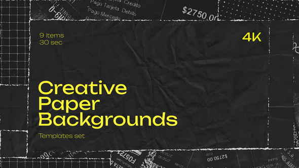 Creative Paper Backgrounds Elements template preview