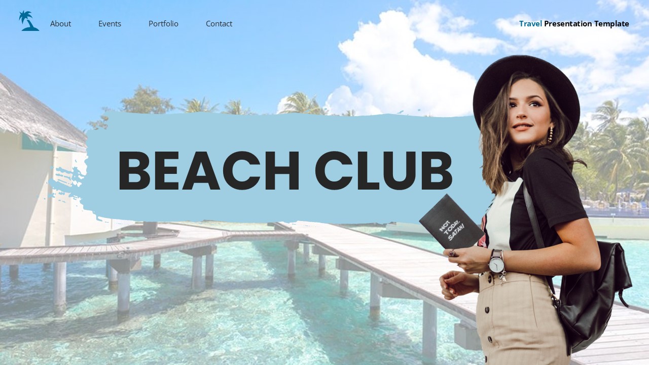 Beach Club - Travel Powerpoint Templates, Presentation Templates ...