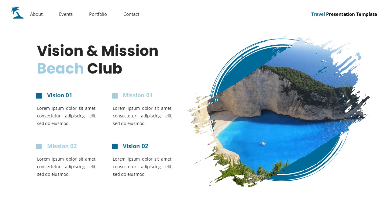 Beach Club - Travel Powerpoint Templates, Presentation Templates ...