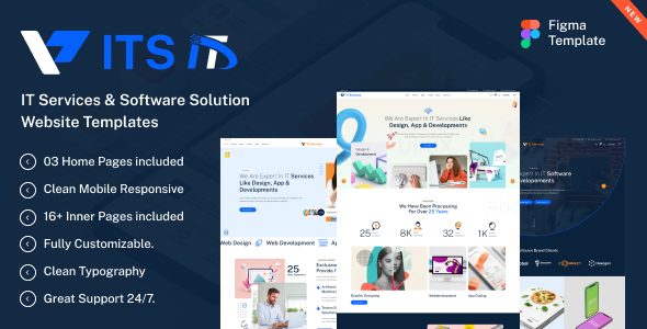 ItsIt - IT services and Software Company Figma Template