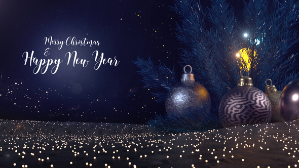 Christmas Lights Intro Openers template preview