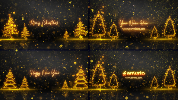 Christmas Greetings Openers template preview