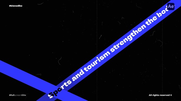 Full Screen Titles Titles template preview