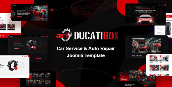 Ducatibox – Car Service & Auto Repair Joomla Template