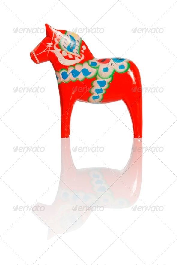 Dalecarlian horse - Stock Photo - Images