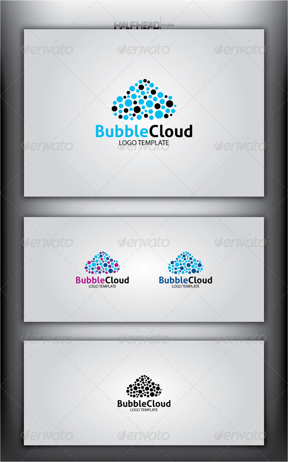 BubbleCloud Logo Template - Abstract Logo Templates