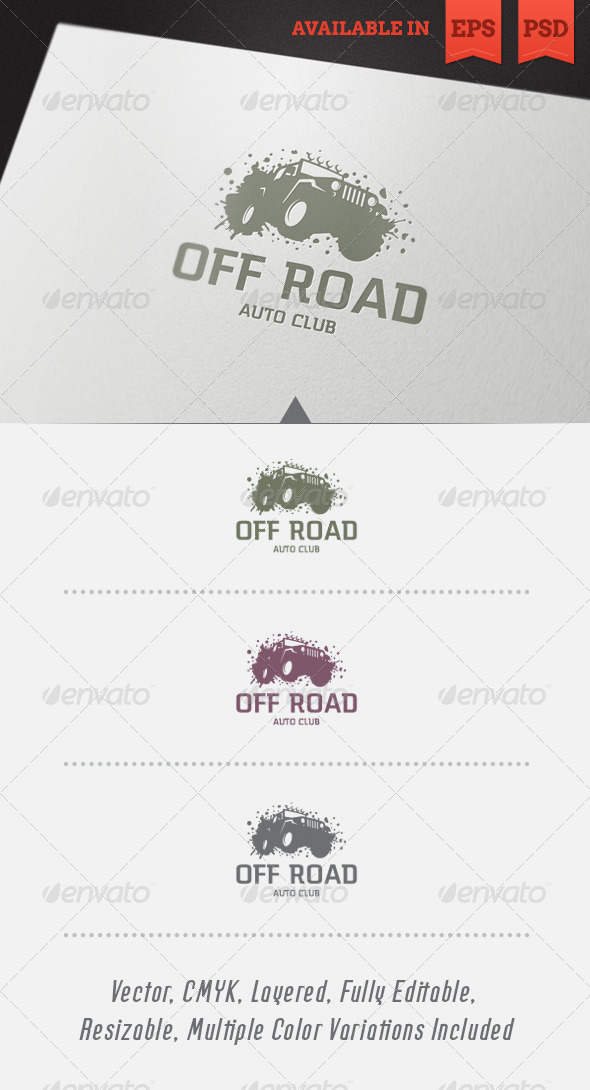 Off Road Logo Template - Objects Logo Templates