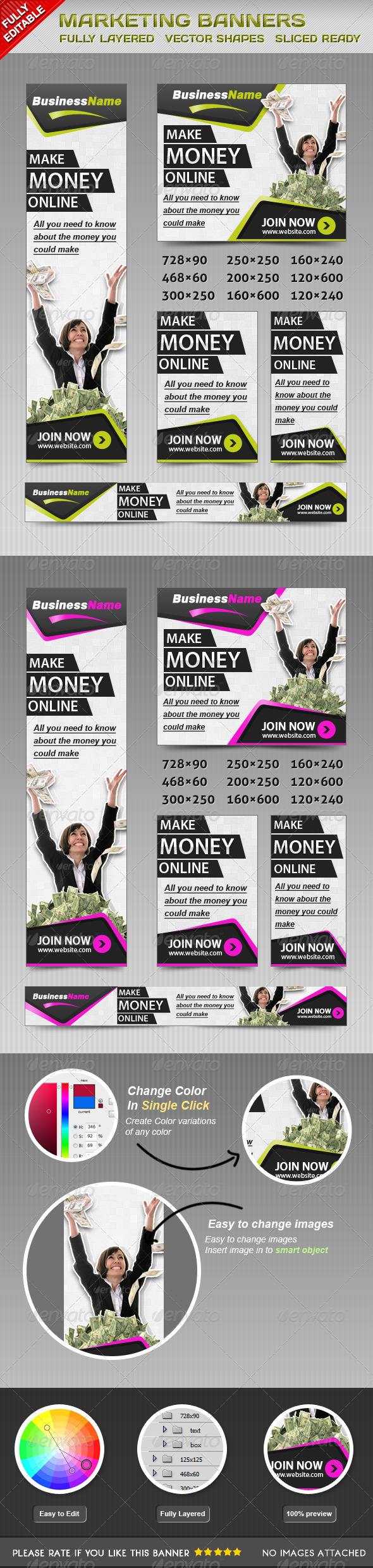 Marketing Banners - Banners & Ads Web Elements