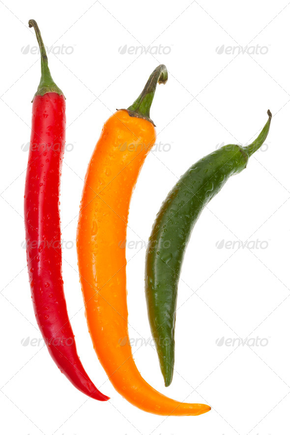 Pods Of Different Hot Peppers Stock Photo By Vvoennyy Photodune