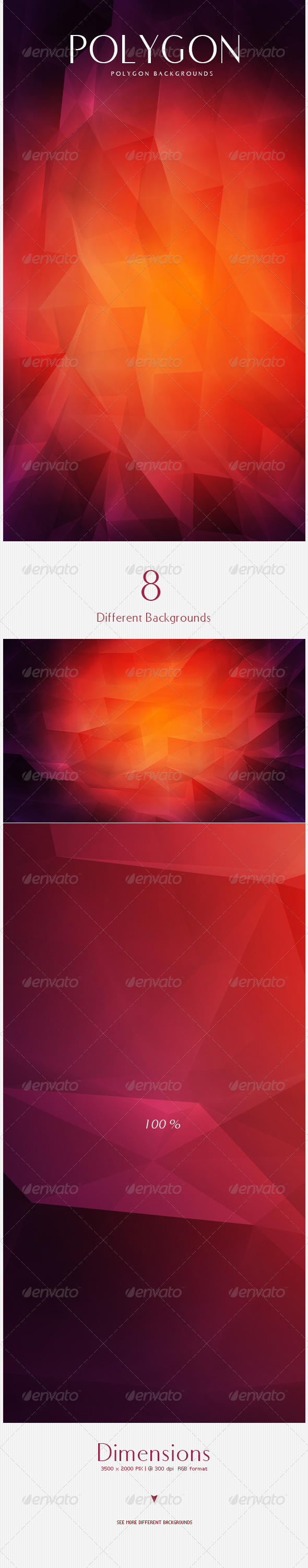 Polygon Backgrounds - 3D Backgrounds