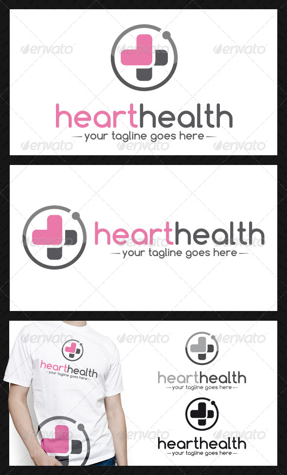Heart Health Logo Template - Symbols Logo Templates