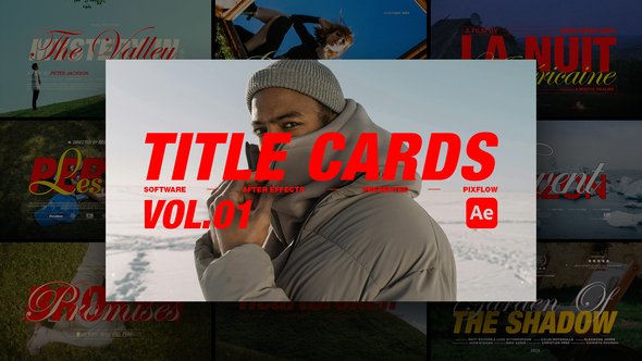 Title Card Vol. 01 Ae Titles template preview