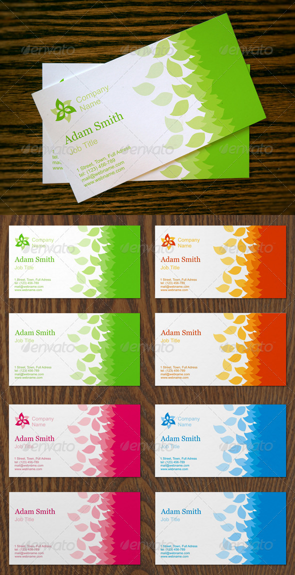 Seasonal Business Cards - Business Cards Print Templates