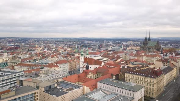 Cityscape of Brno in Czech Republic alt