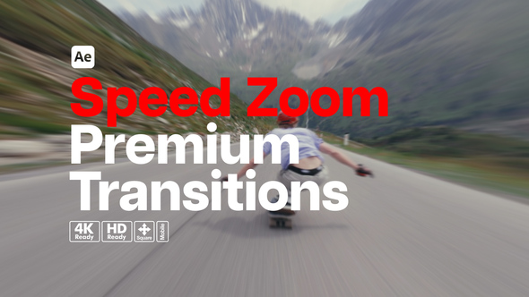 Premium Transitions Speed Zoom Elements template preview