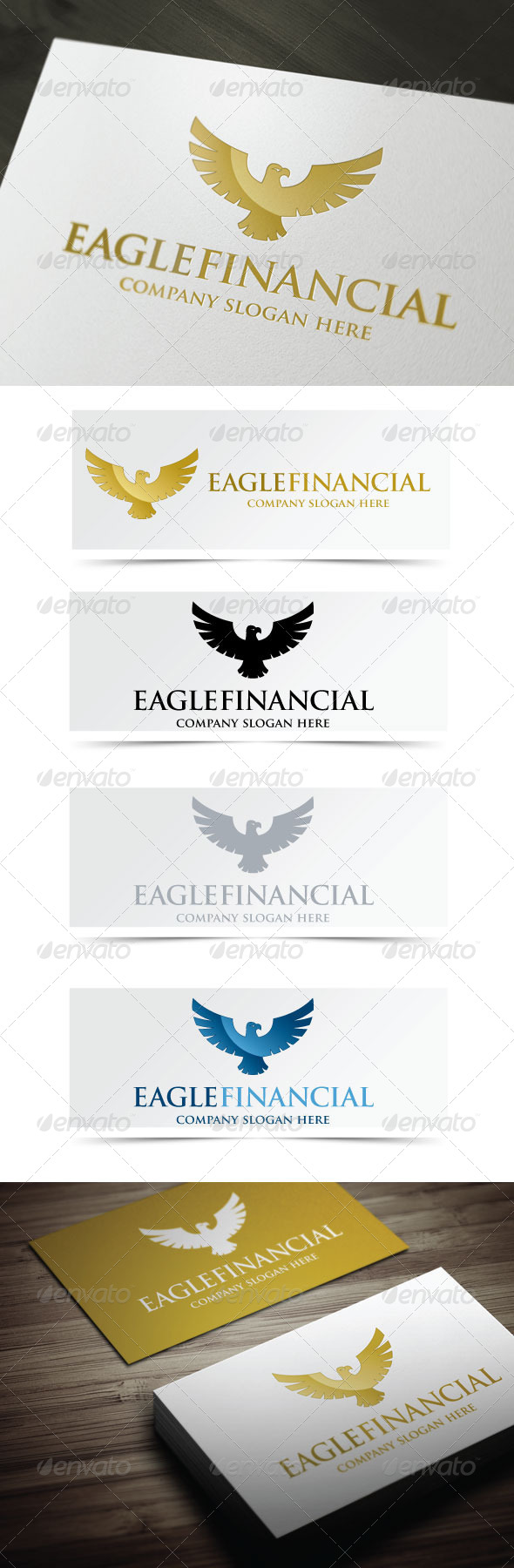 Eagle Financial - Animals Logo Templates