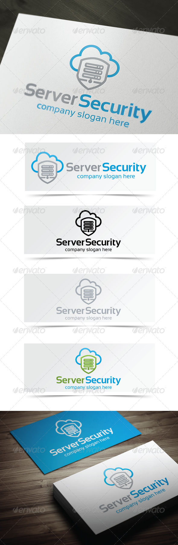 Server Security - Objects Logo Templates