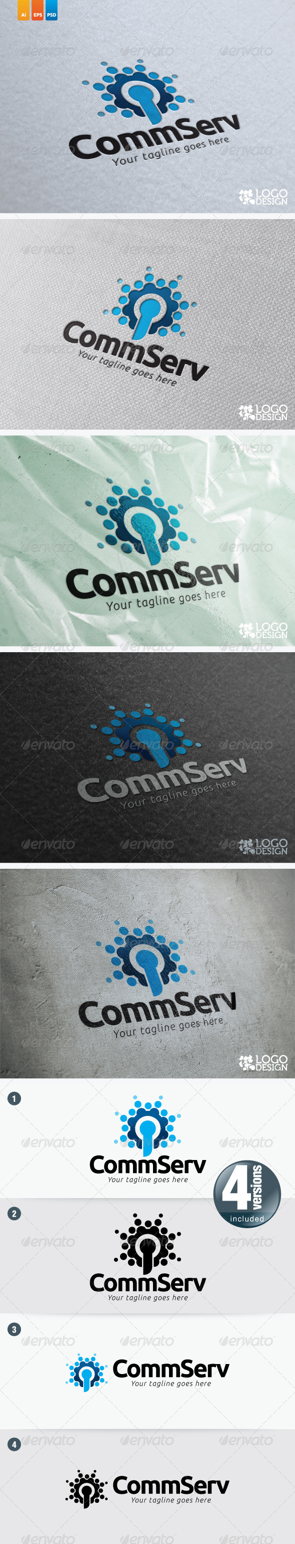 CommServ - Symbols Logo Templates